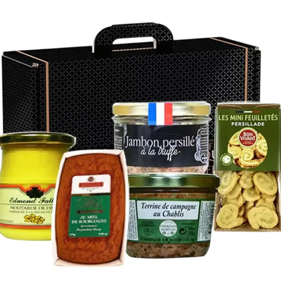 Burgundy's Finest Culinary Basket