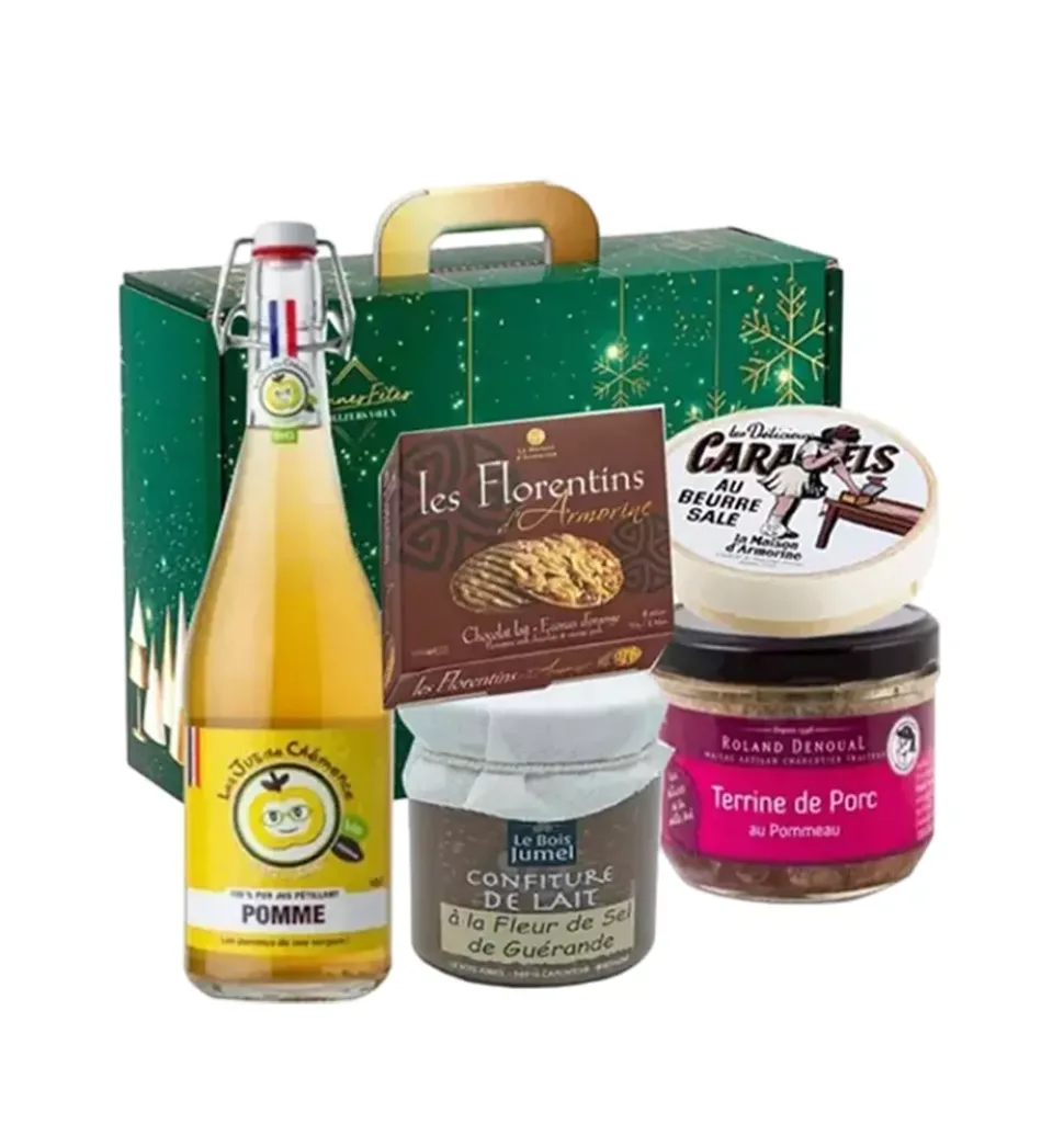 Delicious Breton Specialties in a Basket