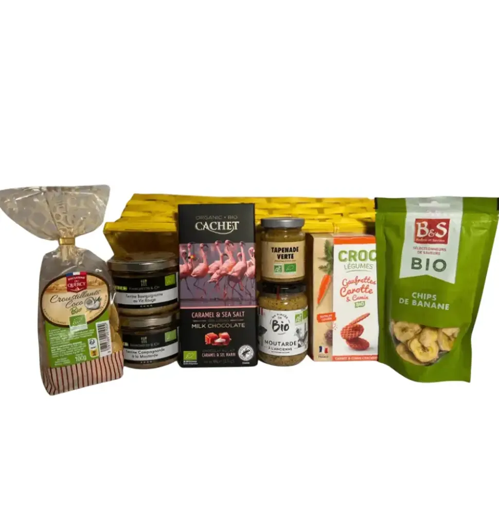 Organic Mustard & Gourmet Basket