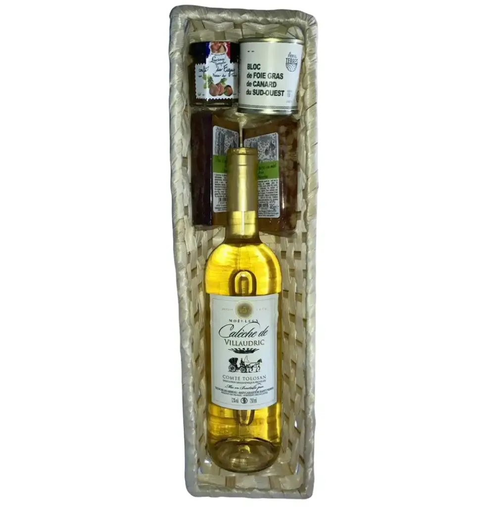 Romantic Bordeaux Dinner Basket