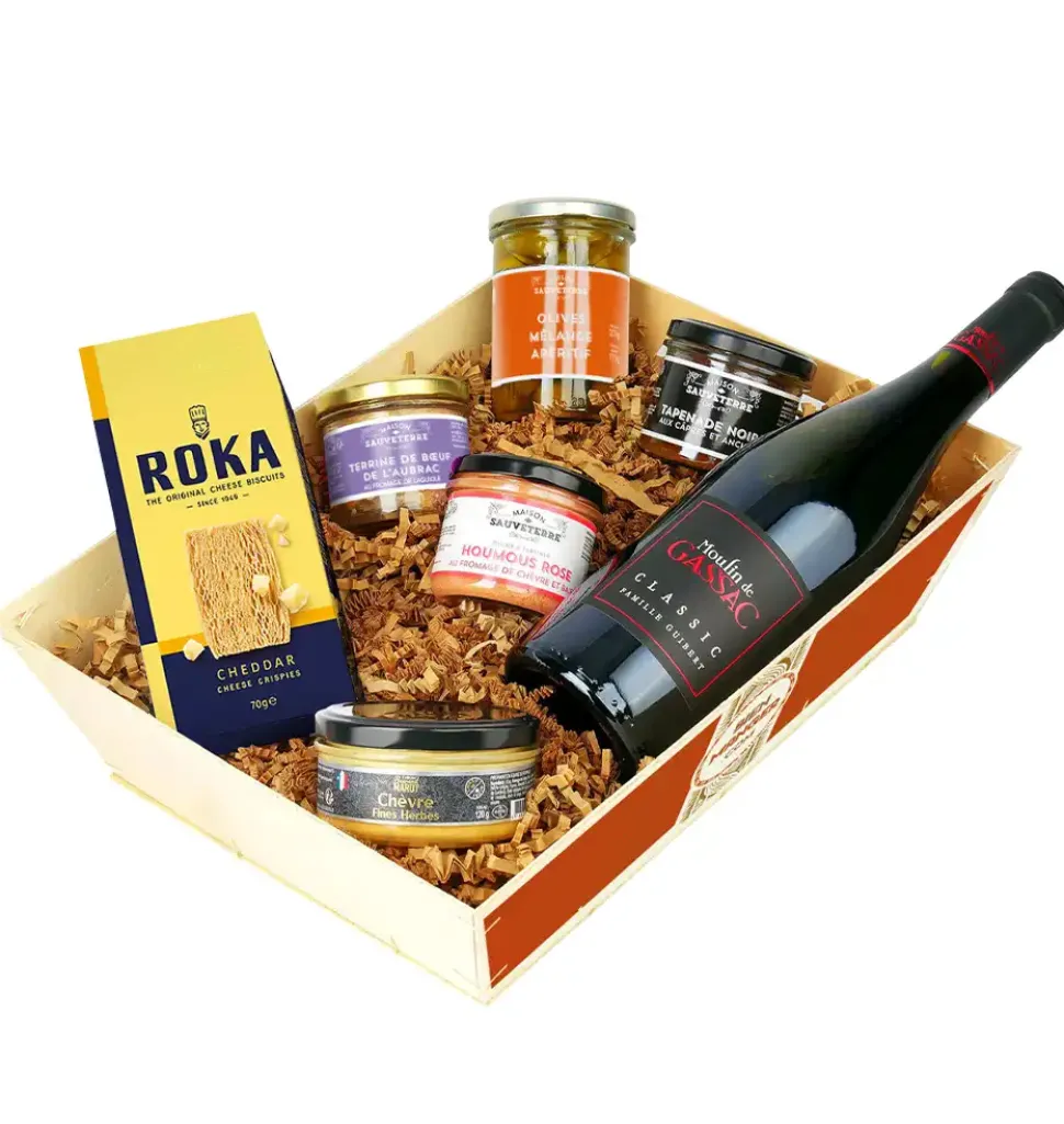 Wine & Savory Delights Basket